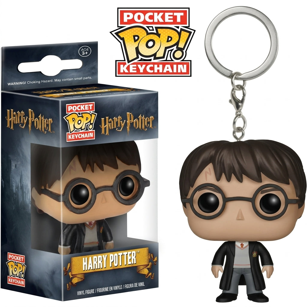 Harry Potter Funko Pop! Keychain – Wizarding World Vinyl Figure Key Ring | Geekzilla