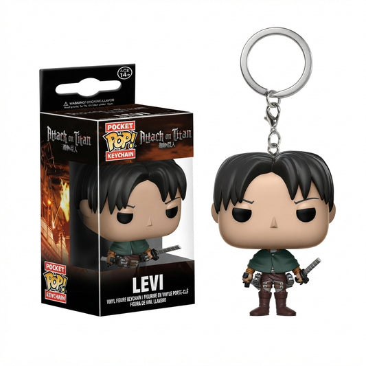 Attack on Titan Funko Pop! Keychain Assortment – Collectible Anime Vinyl Key Ring | Geekzilla