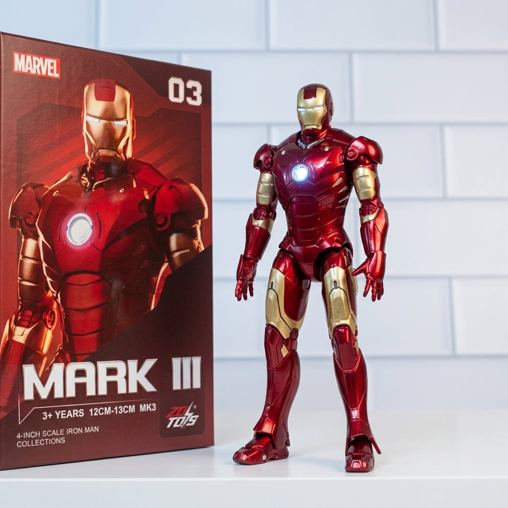 Iron Man Mark III #03 Collectible Figure – Marvel MCU Premium Edition Model | Geekzilla