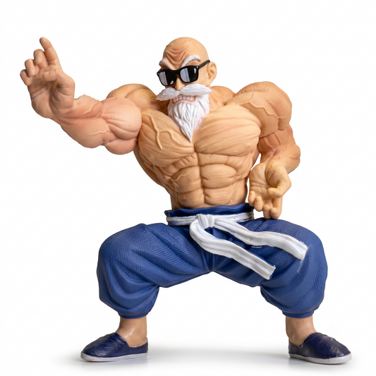 Master Roshi Figure | Standard & Muscle Form DBZ Collectible Dragon Ball Z Kame-Sennin Statue | Geekzillaa