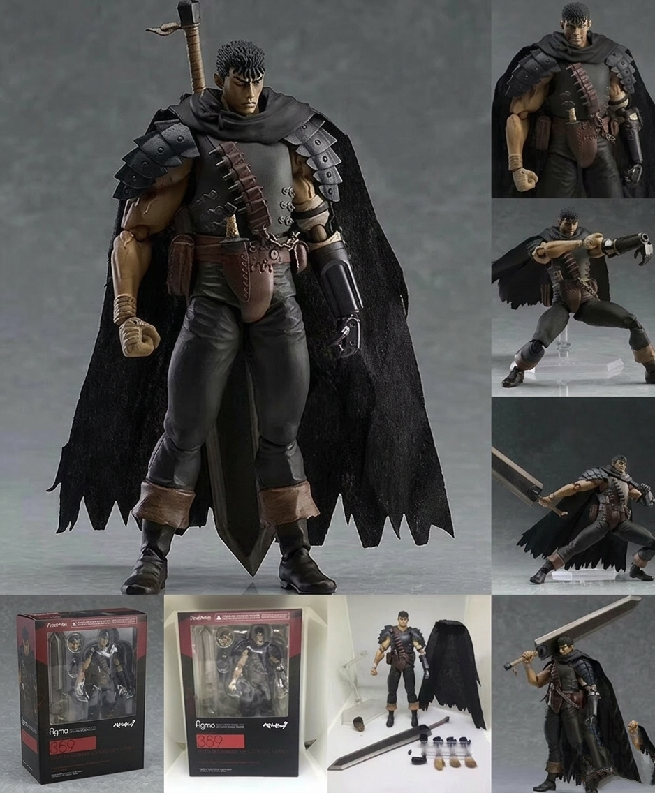 Berserk: Guts (The Black Swordsman) Premium 1:12 Scale Articulated Action Figure