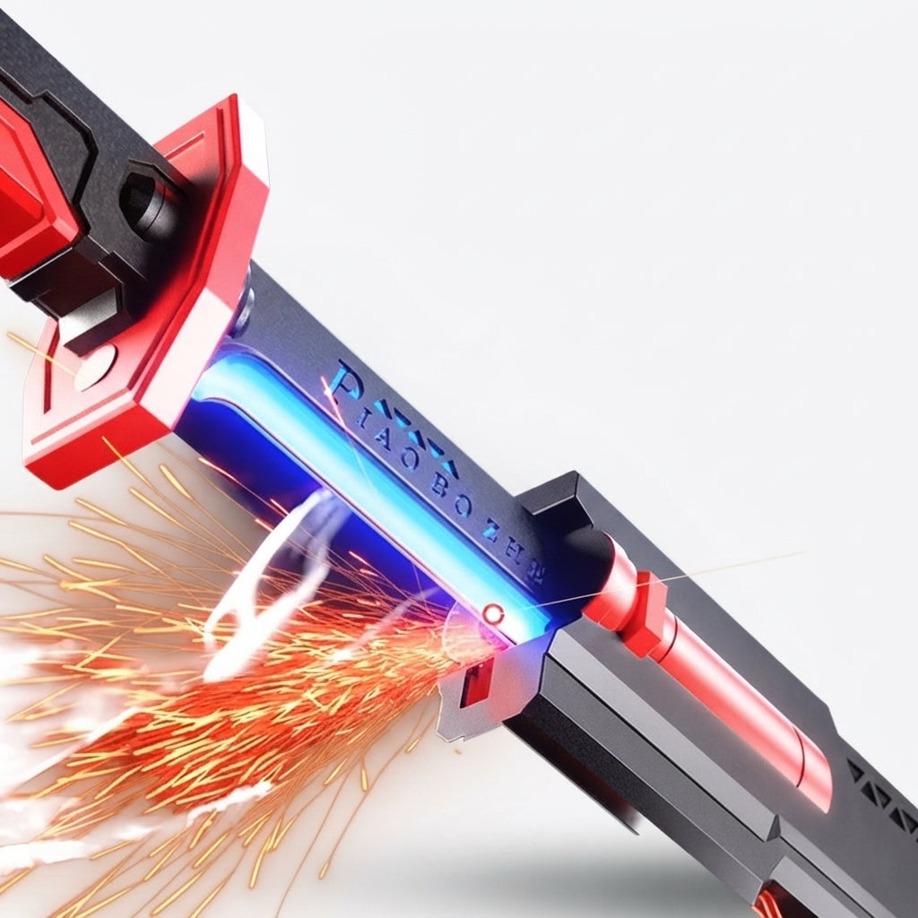 Cyberpunk sword Light-Up Sci-Fi Katana – Futuristic Sword replica with Interactive Draw-Spark, Smoke Effects & Color-Changing LED Display
