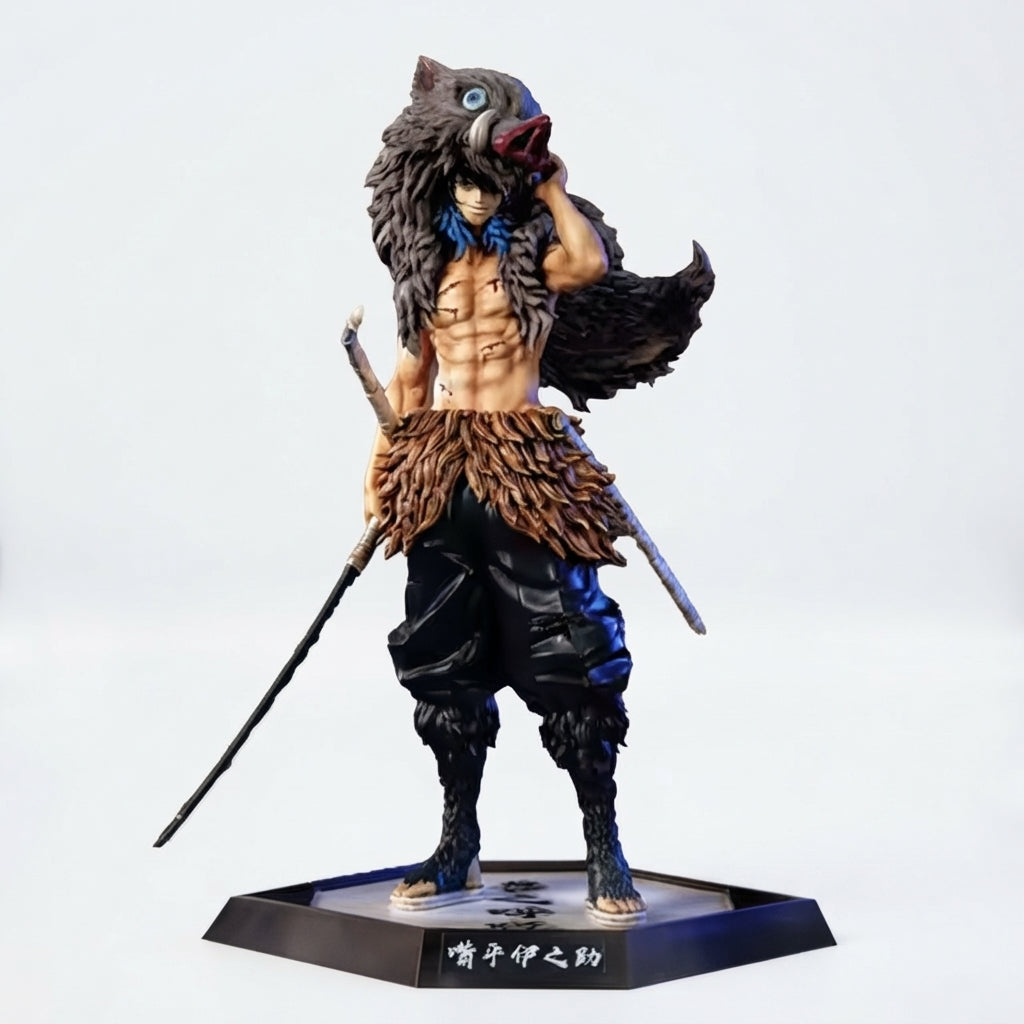 Demon Slayer Inosuke Hashibira Figure – Premium Beast Breathing Unmasked Collectible | Geekzilla