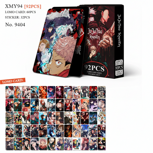 Jujutsu Kaisen "Cursed Energy" Lomo Cards - 92 Piece Mega Collector Set