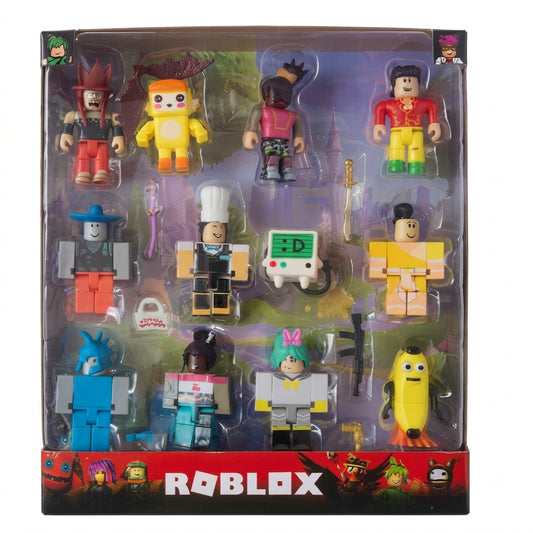 Roblox Action Figure Mega Collection Set – 12-Piece Block Figure Toy Pack | Geekzilla