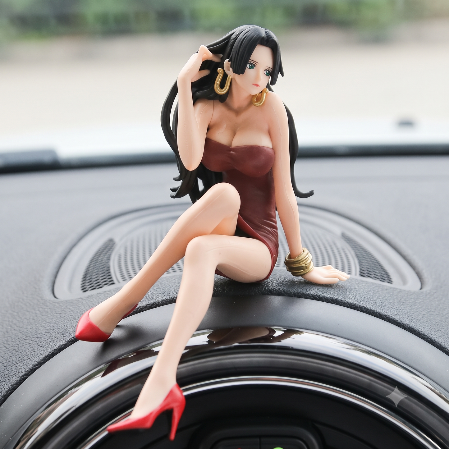 Boa Hancock Figure | 11.5cm Seated Snake Princess Statue | One Piece Anime Collectible | Geekzillaa