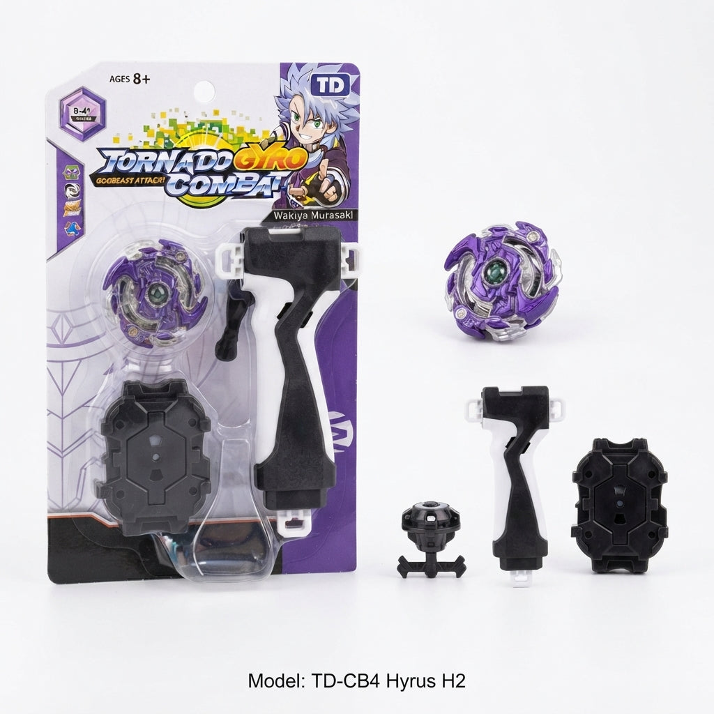 Tornado Gyro Combat B-41 Starter Set – Spinning Top Battle Toy with Launcher | Geekzilla