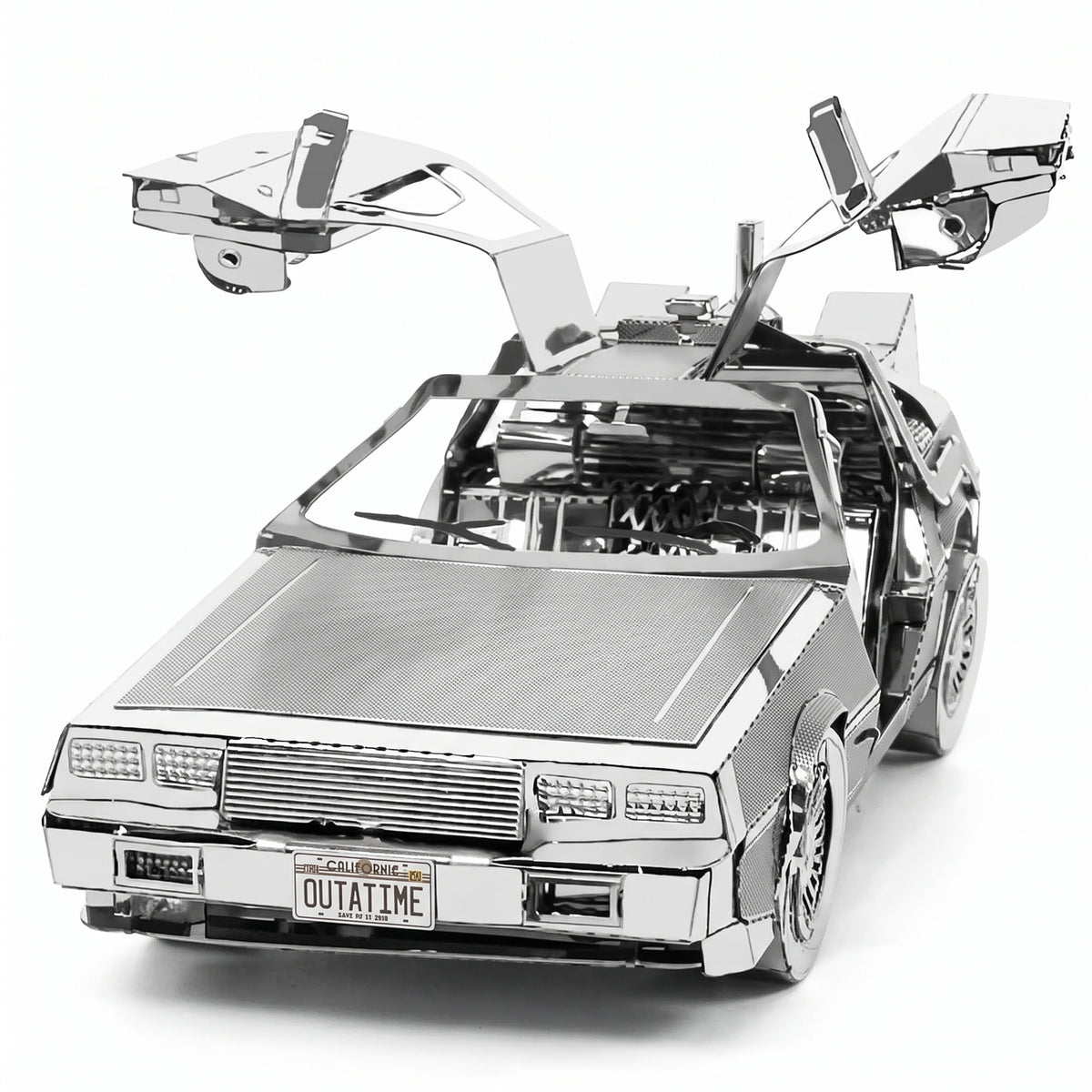 3D Metallic DIY DeLorean Model Kit | Back to the Future Puzzle