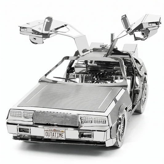 3D Metallic DIY DeLorean Model Kit | Back to the Future Puzzle