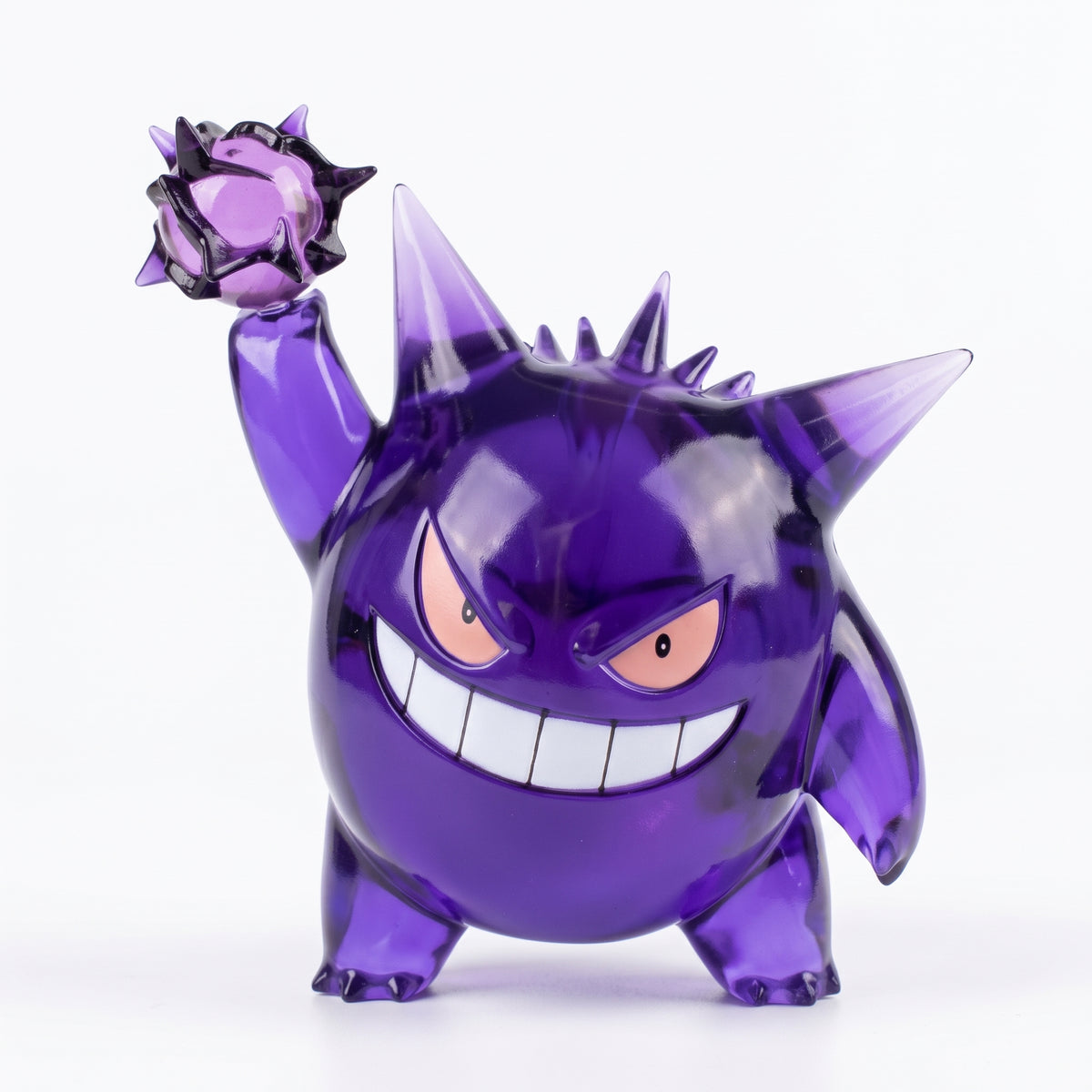 Pokémon Gengar Shadow Ball Figure | Translucent Purple Statue