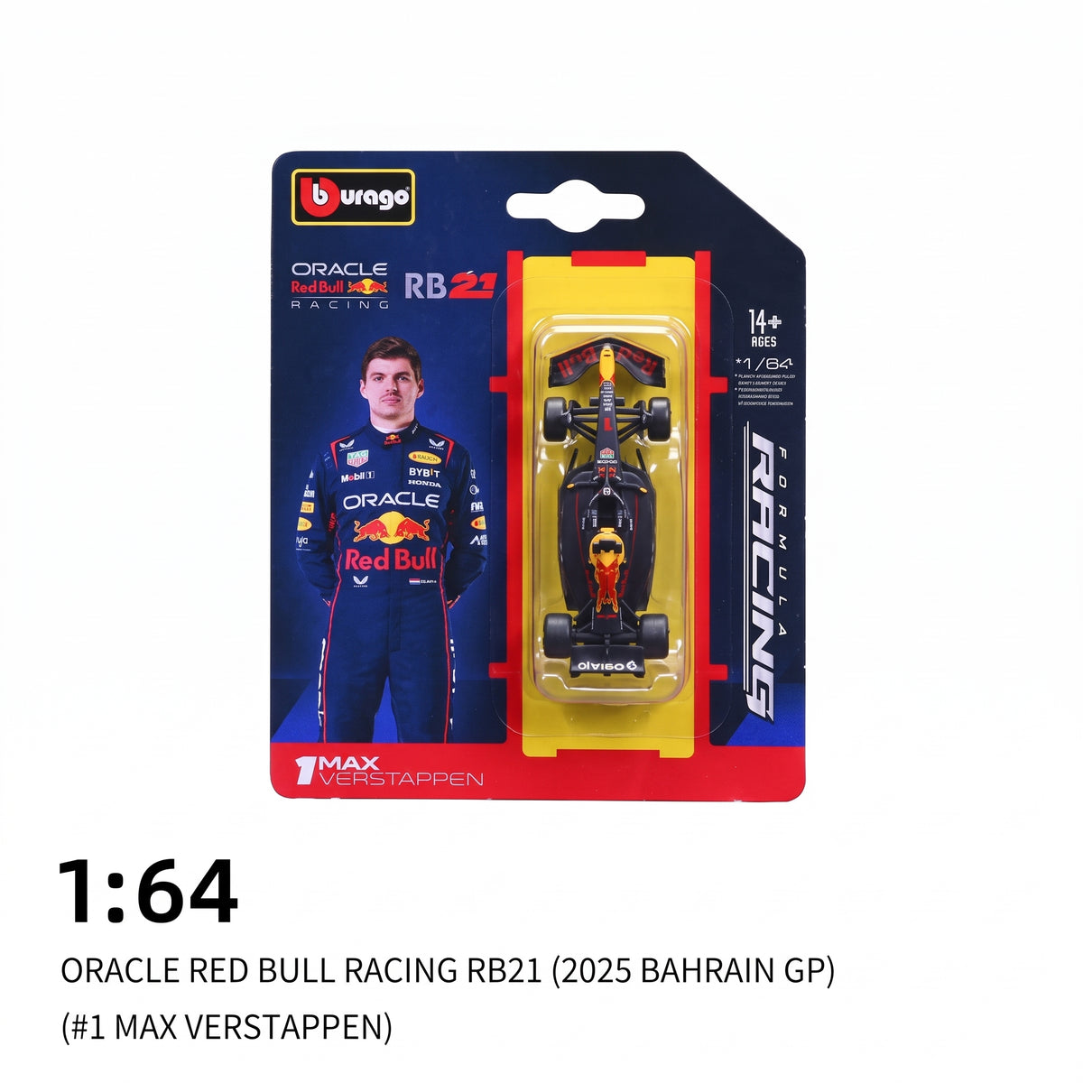 Bburago 1:64 Formula 1 Diecast Model Car - Mercedes W16 & Ferrari SF-25 Collection