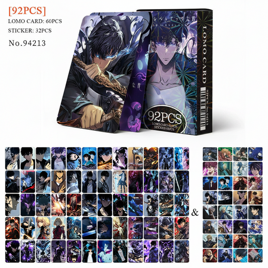 Solo Leveling "Shadow Monarch" Lomo Cards - 92 Piece Mega Collector Set