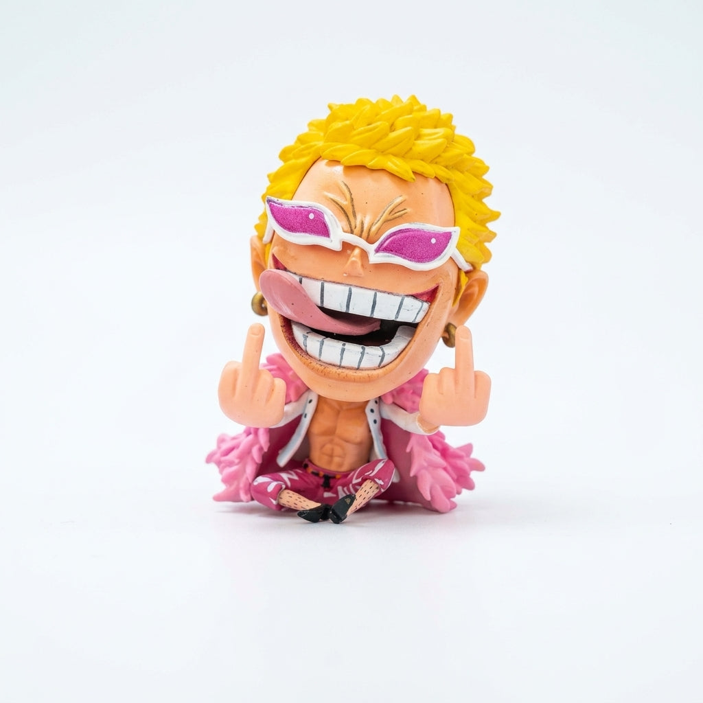 🏴‍☠️ One Piece Chibi Figure Set – Doflamingo & Luffy