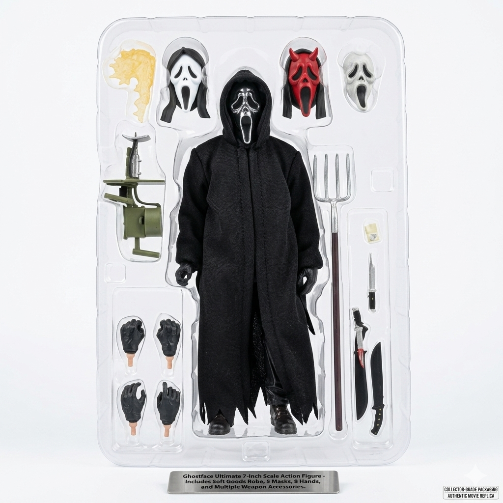Scream: Ghostface Ultimate 7-Inch Scale Premium Articulated Action Figure