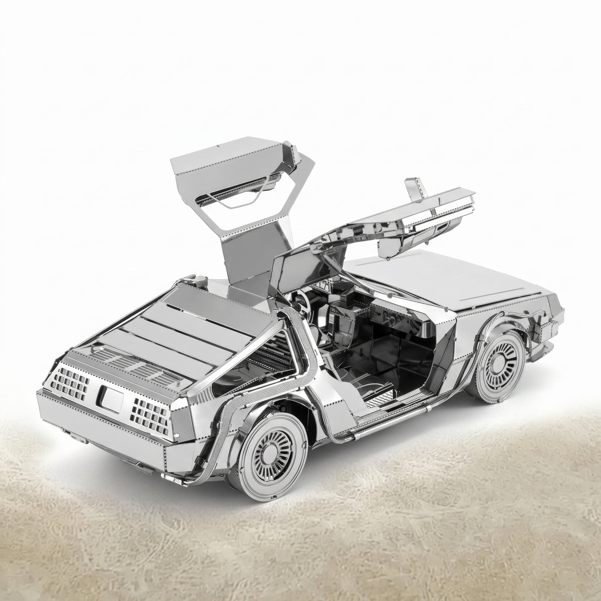 3D Metallic DIY DeLorean Model Kit | Back to the Future Puzzle