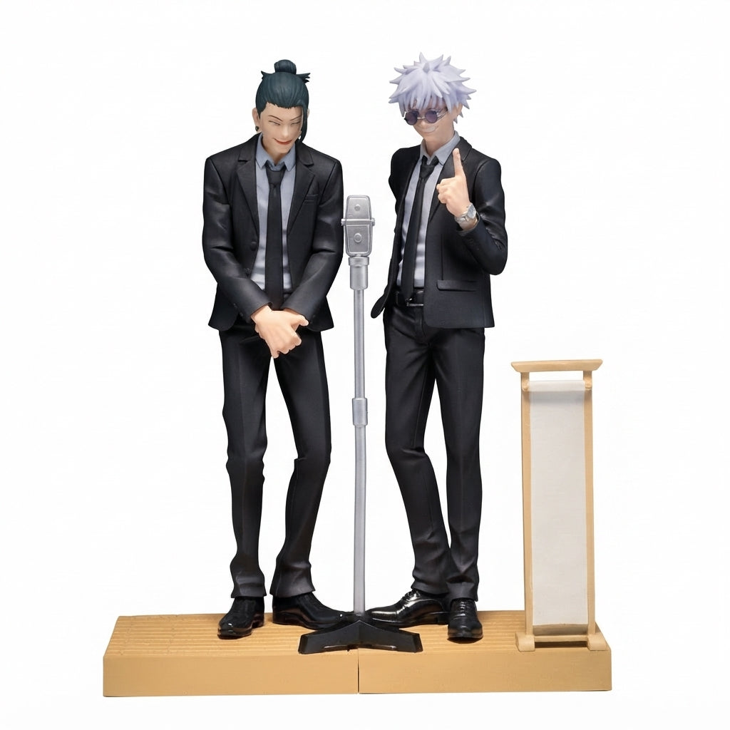 Jujutsu Kaisen Gojo & Geto Diorama Figure Set – Premium Suit Version Collectibles | Geekzilla