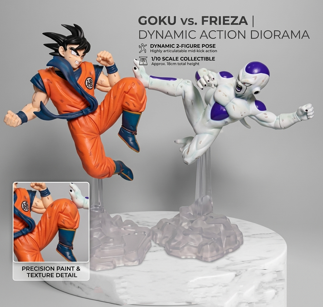 GOKU VS. FRIEZA | DYNAMIC ACTION DIORAMA