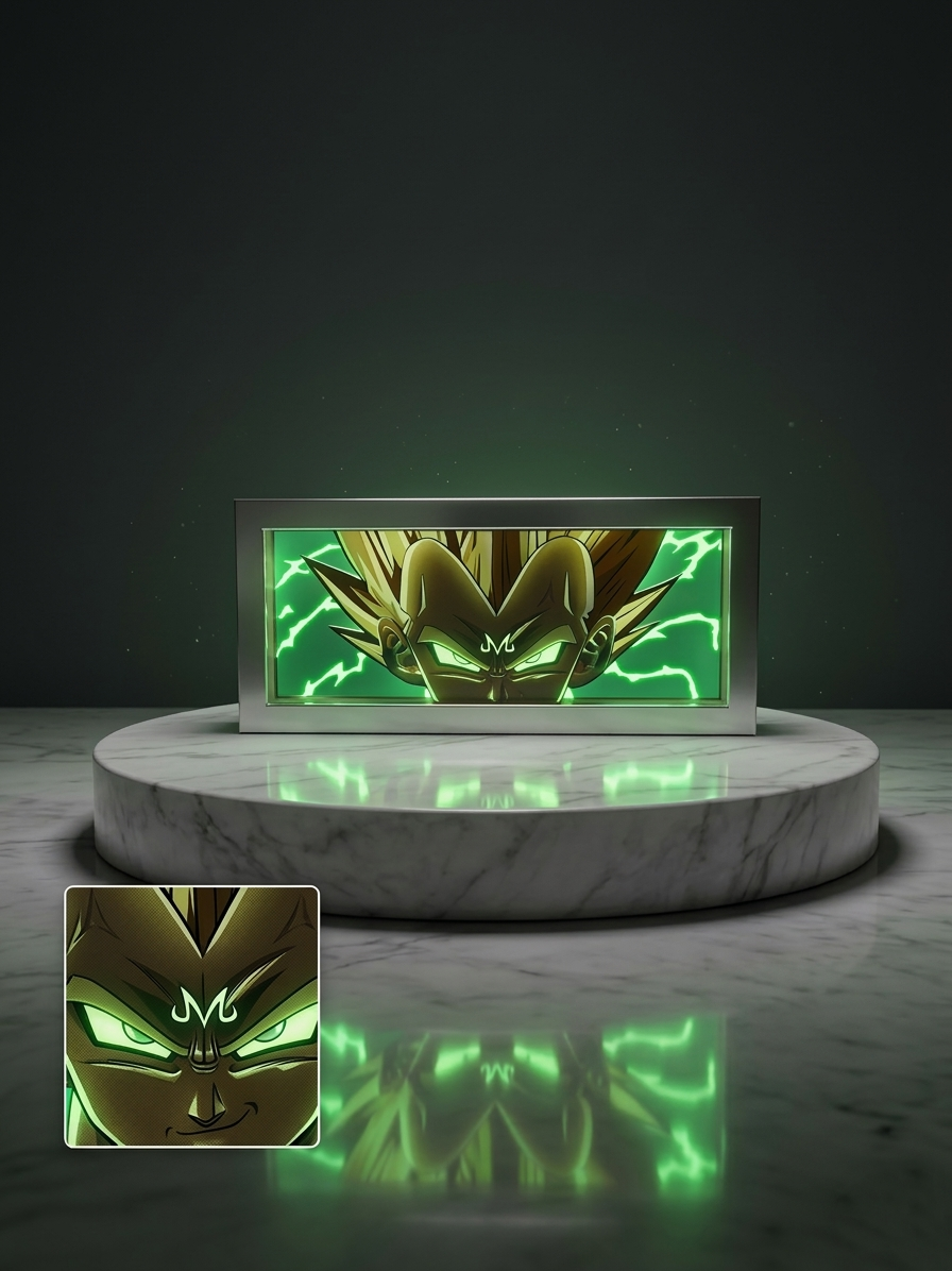 DRAGON BALL Z "MAJIN VEGETA" PREMIUM LIGHT BOX