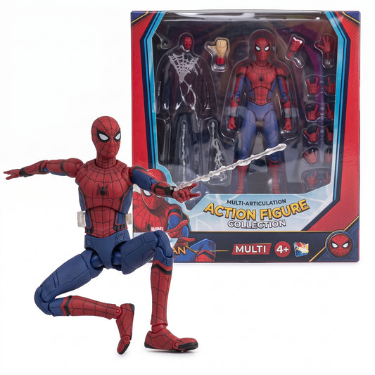 Marvel Spider-Man Multi-Articulation Action Figure | Web Accessories Set