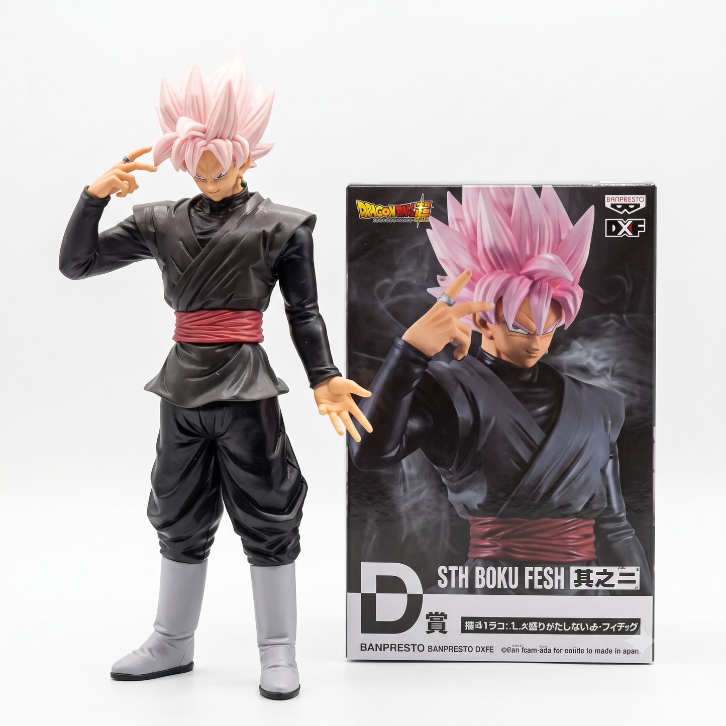 Goku Black Figure | Super Saiyan Rosé Statue Dragon Ball Super Collectible | Geekzillaa
