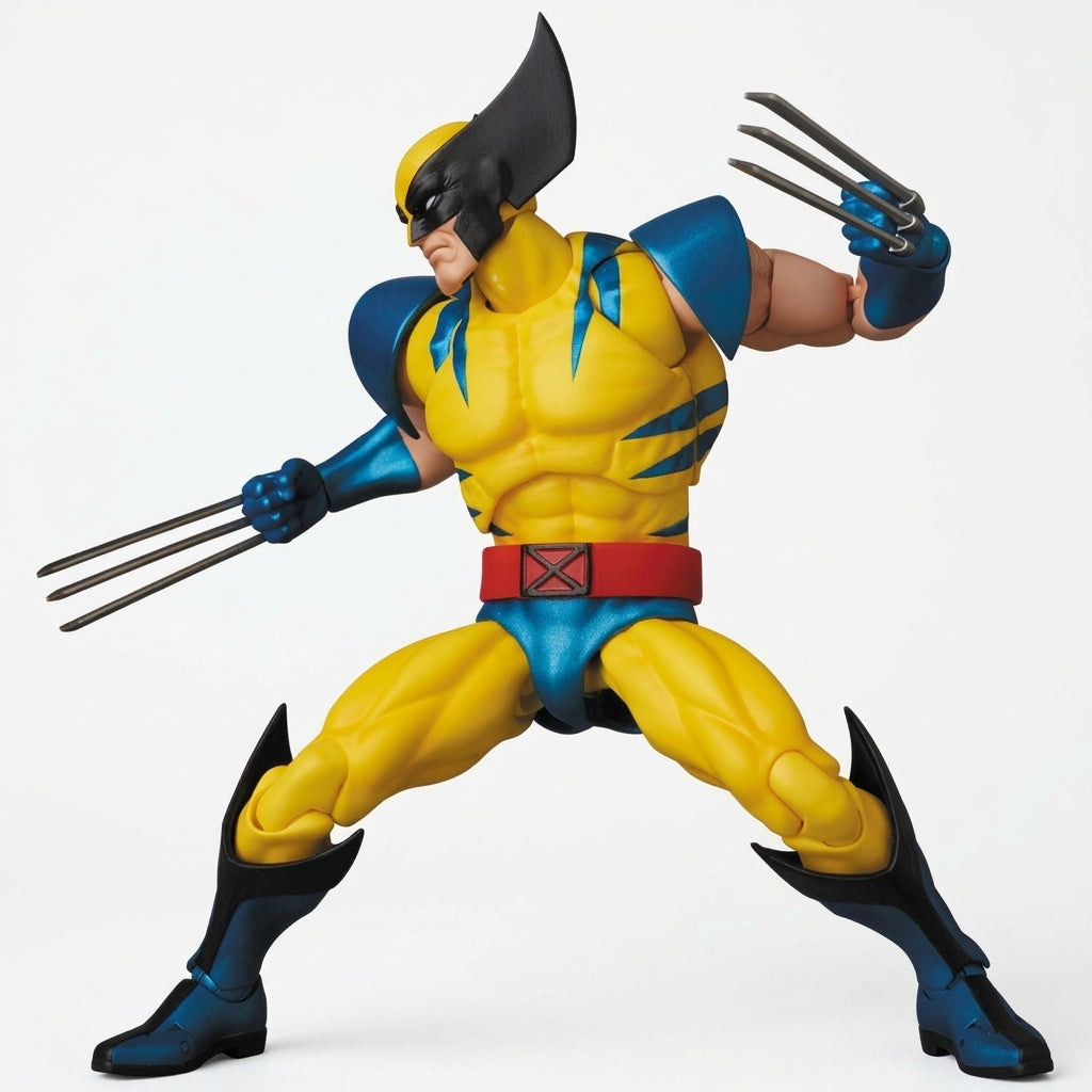 Wolverine X-Men Collectible Figure – Classic Yellow & Blue Suit Model | Geekzilla