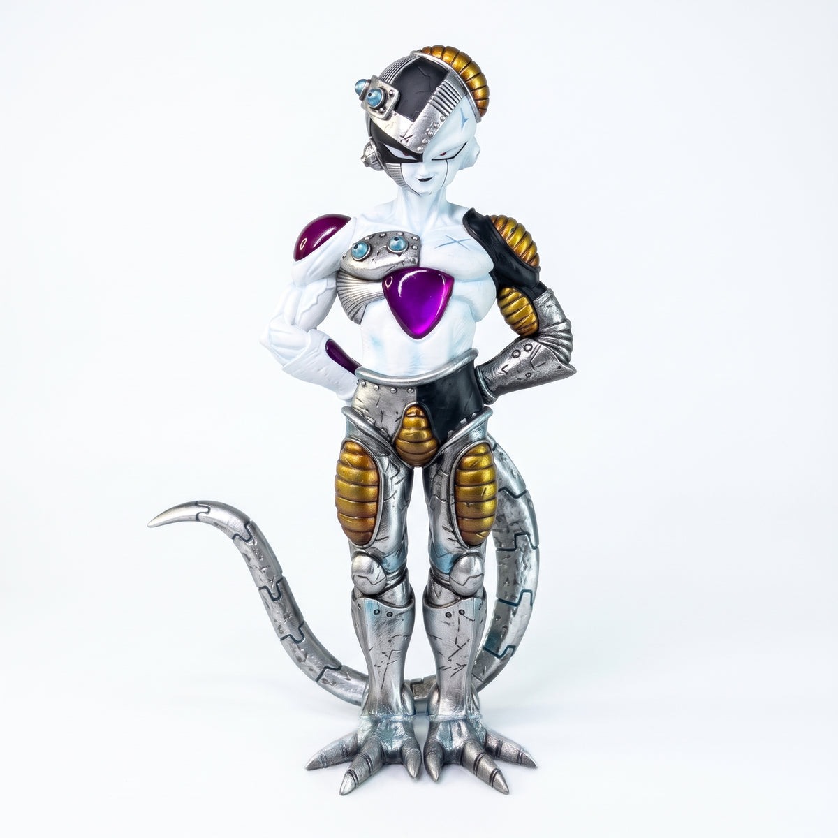 22cm Dragon Ball Z Mecha Frieza Statue | Metallic Cyborg Figure