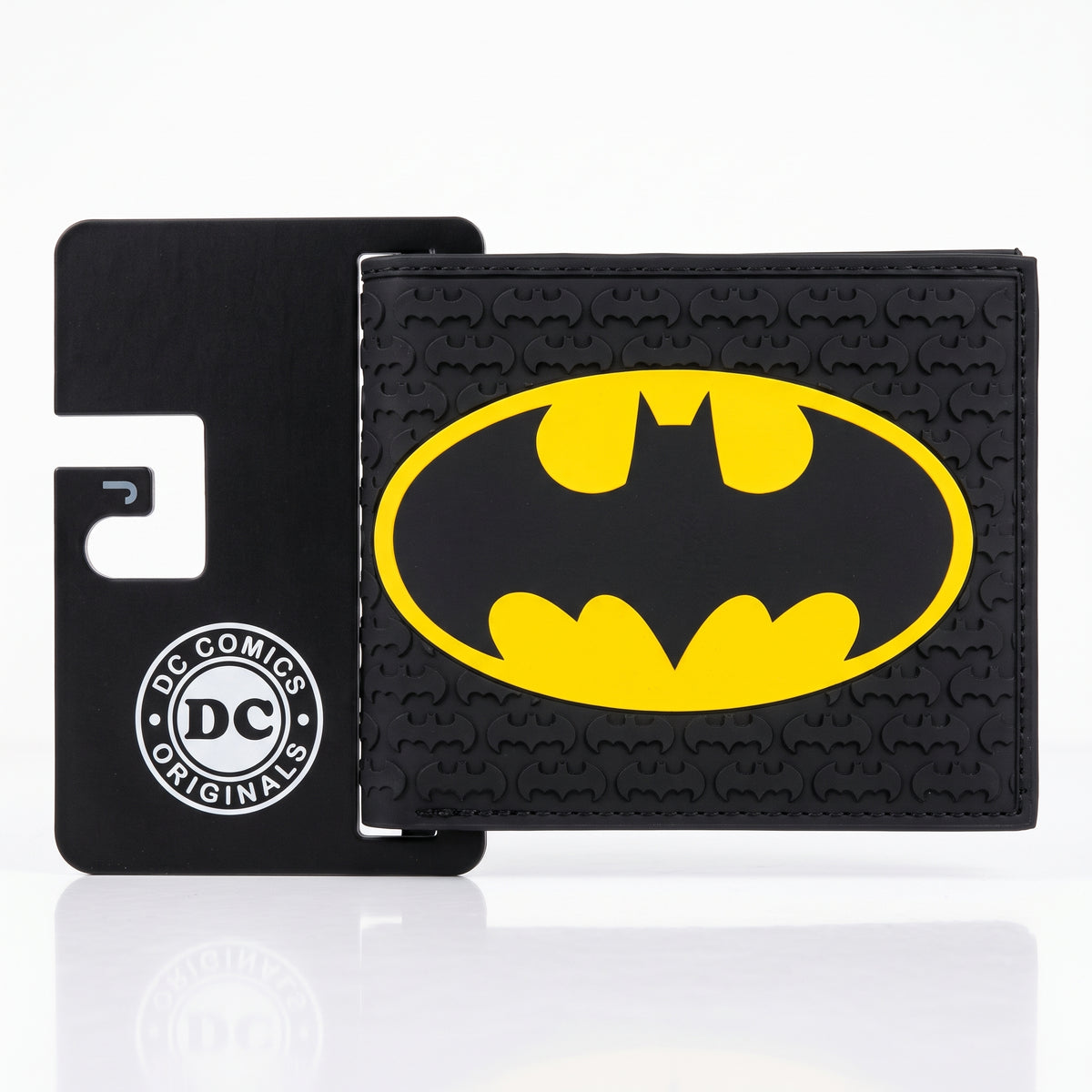 DC Comics Batman Classic Oval Logo Debossed Bifold Wallet