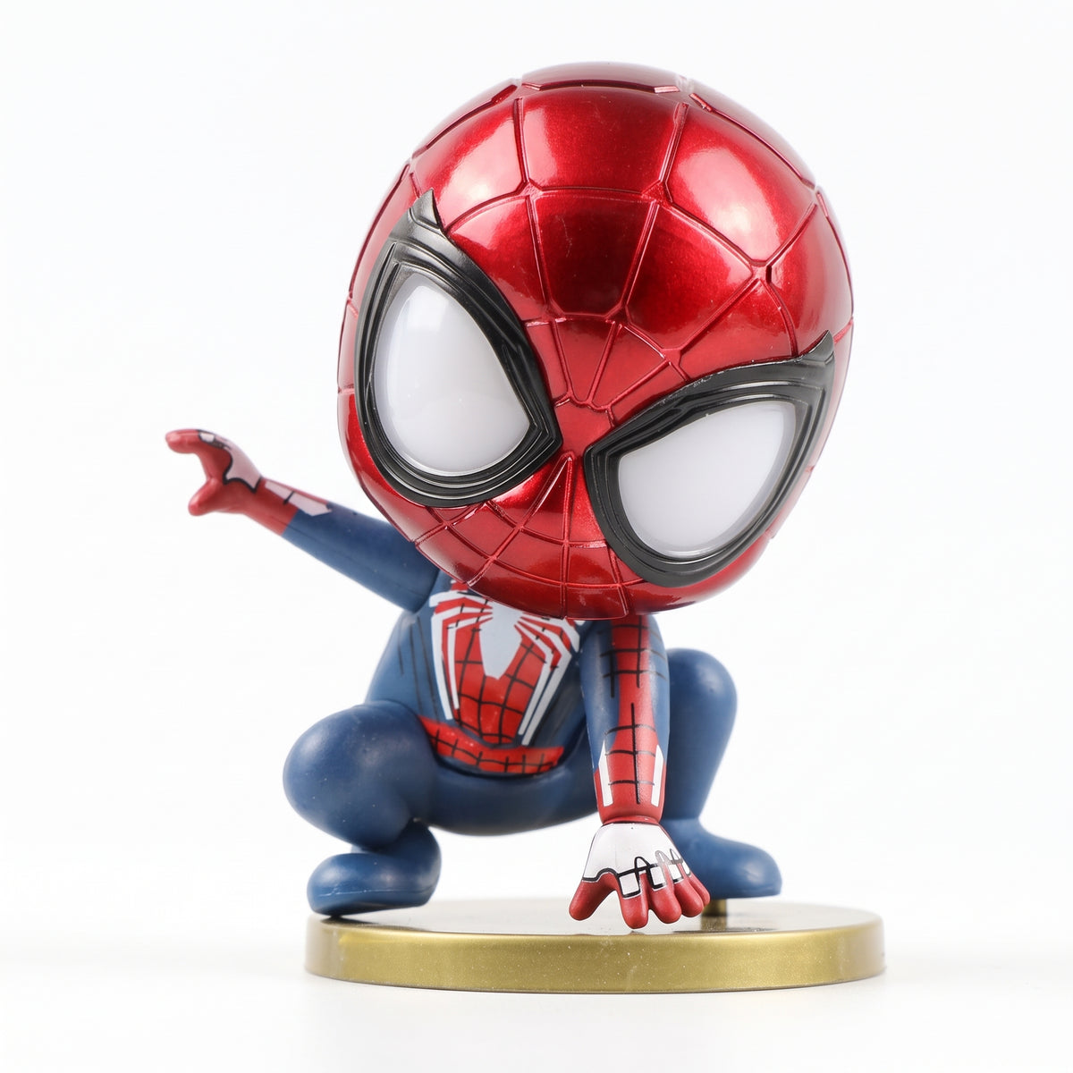 Hanging Spider-Man Action Figures Set | Wall Mount & Desk Chibi Figures