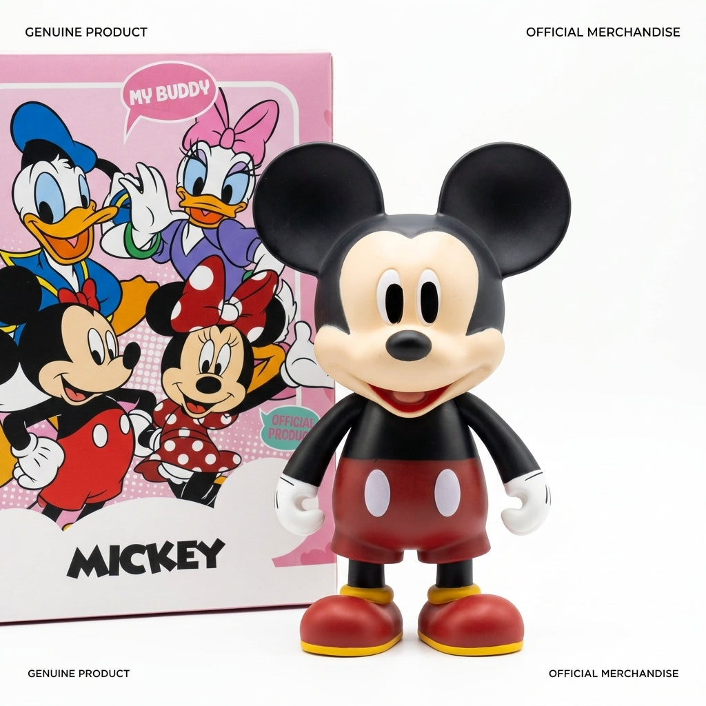 Disney Mickey Mouse & Friends Collectible Vinyl Figure – Classic Character Toy with Pink Box | Geekzilla