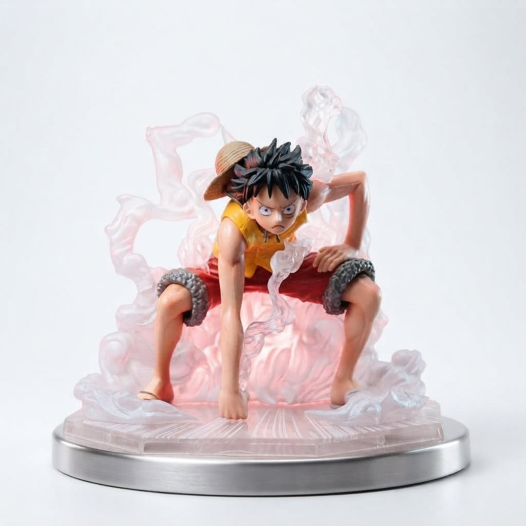 One Piece Monkey D. Luffy Gear 2 Action Figure – Premium Battle Stance Collectible | Geekzilla