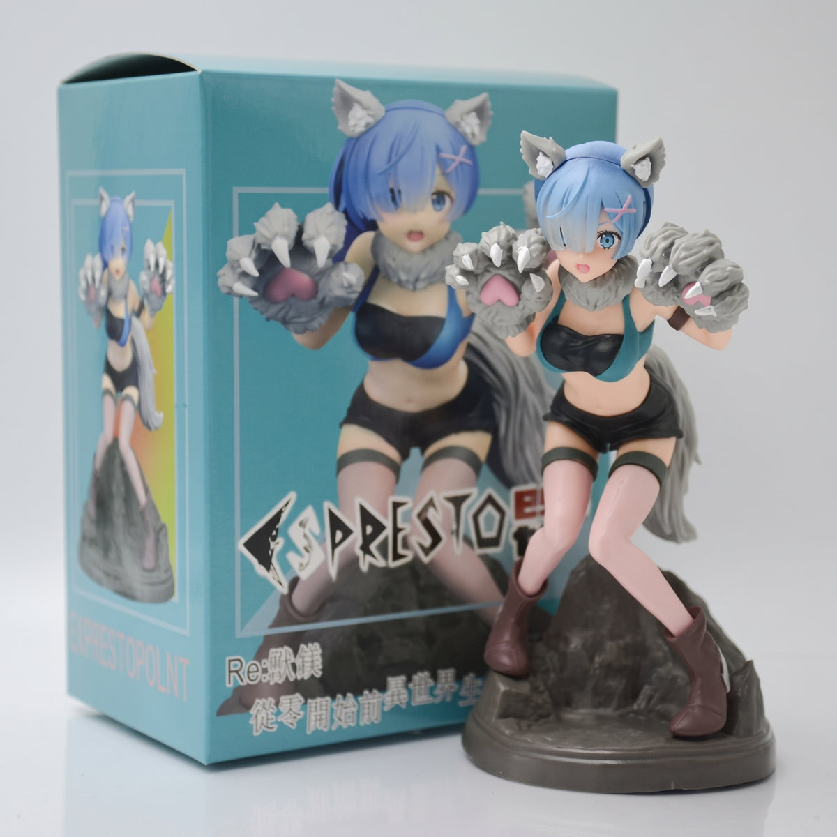Re:Zero Rem Werewolf Wolf Ver. Action Figure | Banpresto Espresto