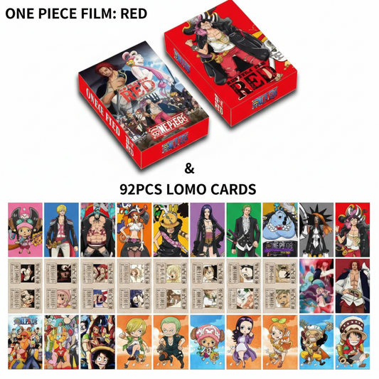 One Piece Lomo Cards - 92 Piece Mega Collector Set
