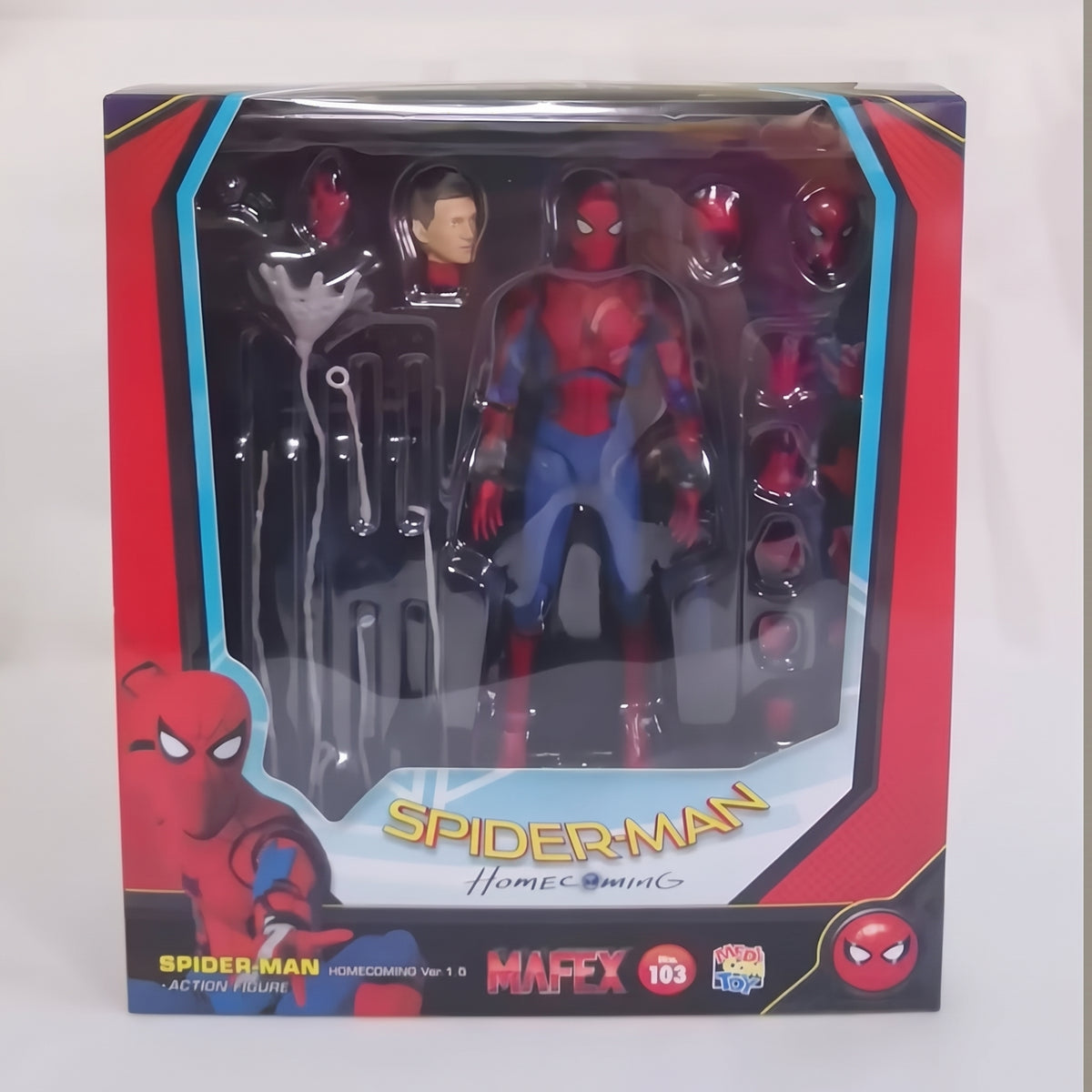 Marvel Spider-Man Multi-Articulation Action Figure | Web Accessories Set