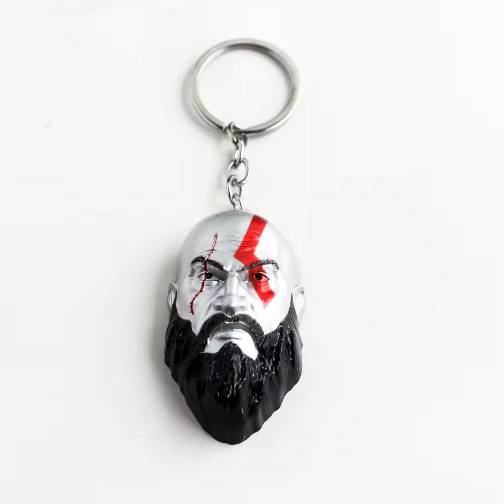 God of War "Kratos" Premium Metal Keychain