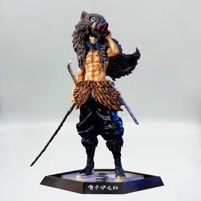 Demon Slayer Inosuke Hashibira Figure – Premium Beast Breathing Unmasked Collectible | Geekzilla