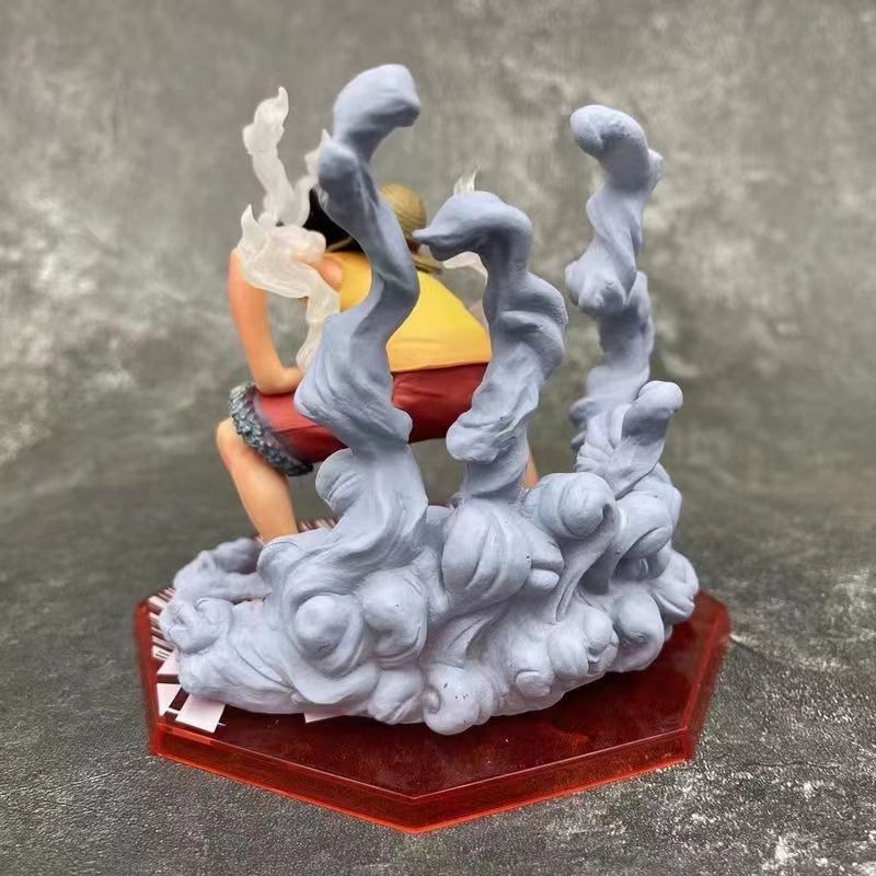 One Piece Monkey D. Luffy Gear 2 Action Figure – Premium Battle Stance Collectible | Geekzilla