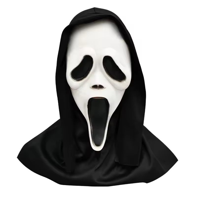 The Ghostface Cinematic Mask – Premium 90s Slasher Horror Cosplay | Geekzilla