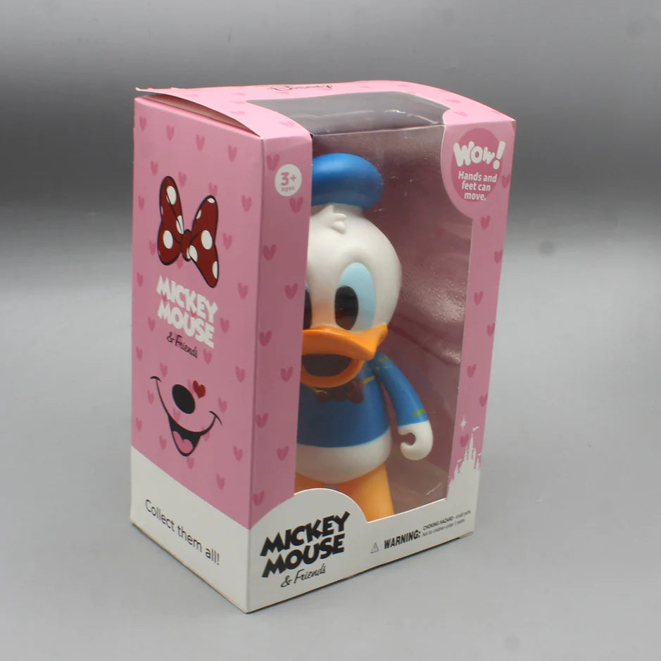 Disney Mickey Mouse & Friends Donald Duck Collectible Vinyl Figure – Articulated Toy with Pink Box | Geekzilla
