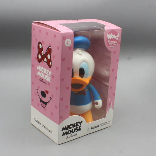 Disney Mickey Mouse & Friends Donald Duck Collectible Vinyl Figure – Articulated Toy with Pink Box | Geekzilla