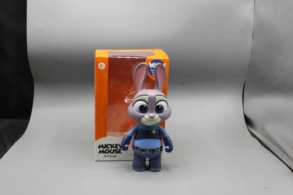 Disney Zootopia Judy Hopps Collectible Vinyl Figure – Articulated Officer Toy with Orange Box | Geekzilla