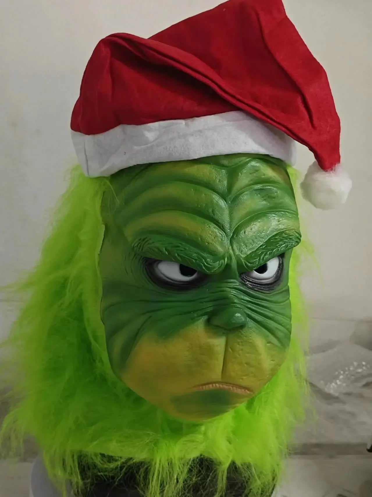 The Mean One Hyper-Realistic Mask – Premium Whoville Holiday Villain Cosplay | Geekzilla