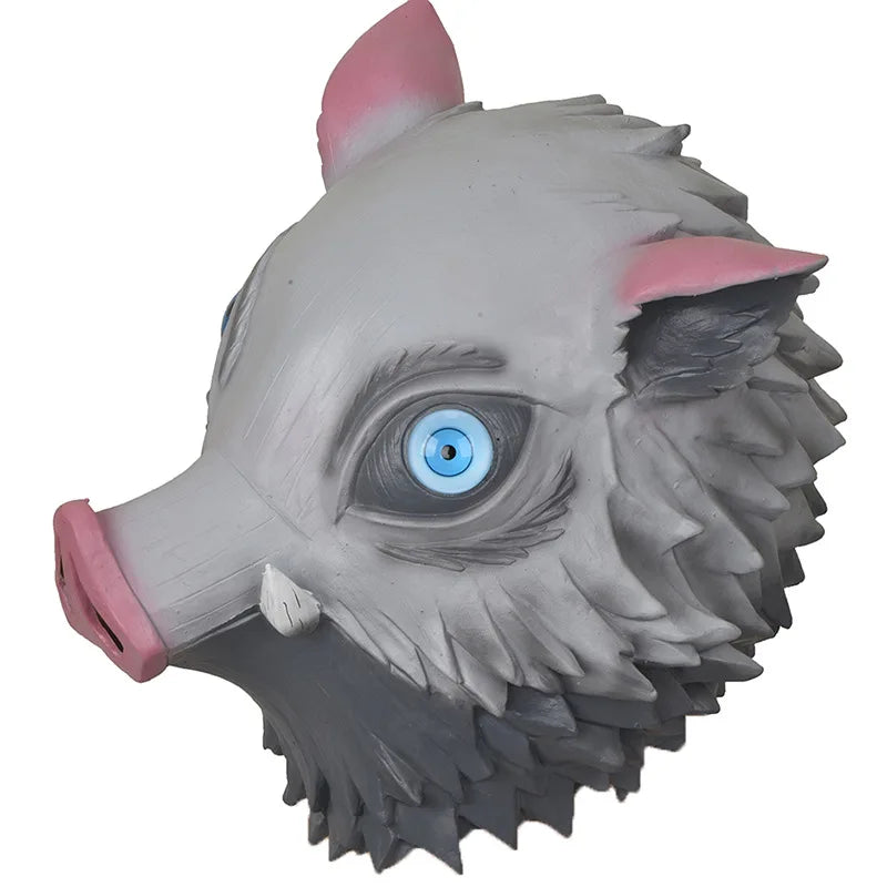 Beast King Boar Mask – Premium Inosuke Tactical Anime Cosplay Armor | Geekzilla