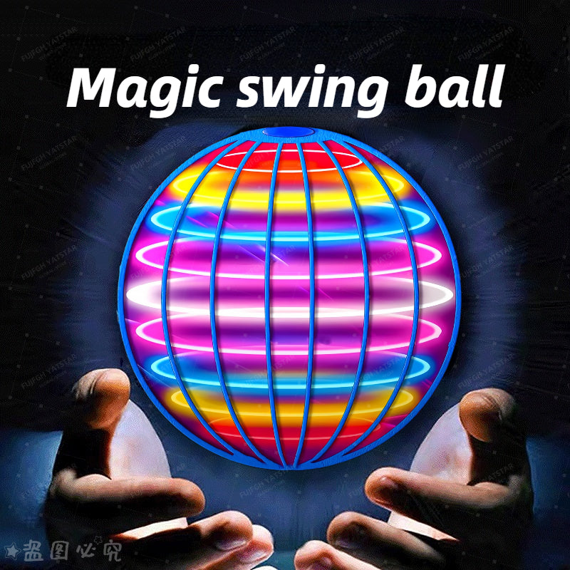 Cosmic Hover Spinner Orb – Premium Kinetic LED Boomerang Flying Ball | Geekzilla