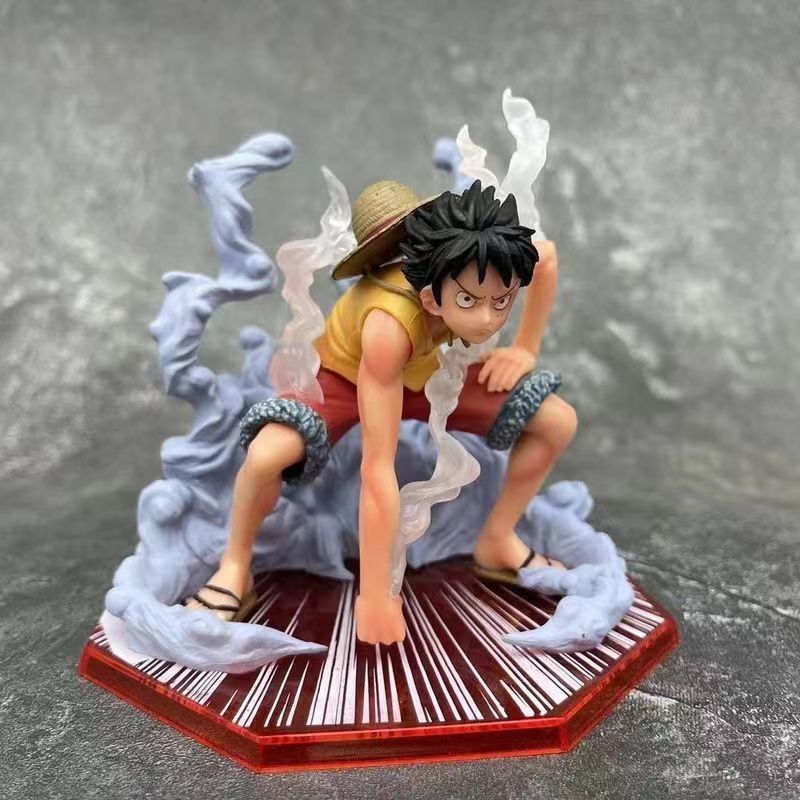 One Piece Monkey D. Luffy Gear 2 Action Figure – Premium Battle Stance Collectible | Geekzilla