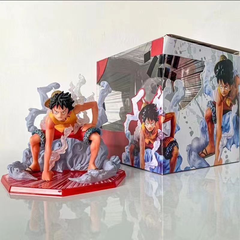 One Piece Monkey D. Luffy Gear 2 Action Figure – Premium Battle Stance Collectible | Geekzilla