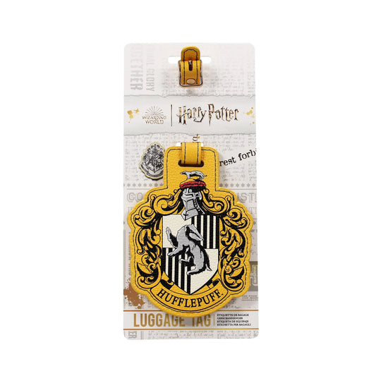Harry Potter "Hufflepuff House" Premium Crest Luggage Tag