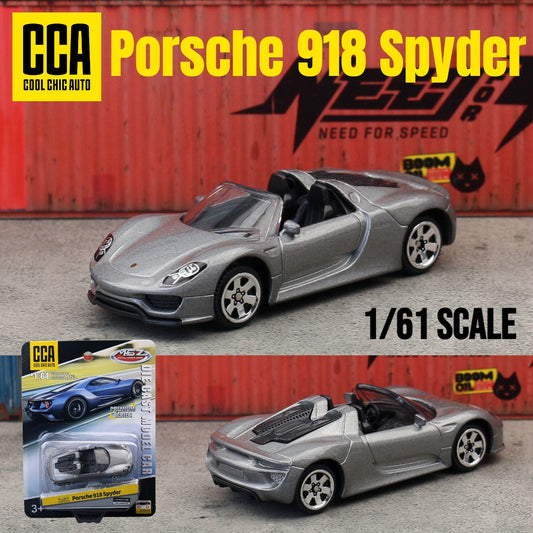 PORSCHE 918 SPYDER 1:61 ALLOY DIECAST COLLECTIBLE