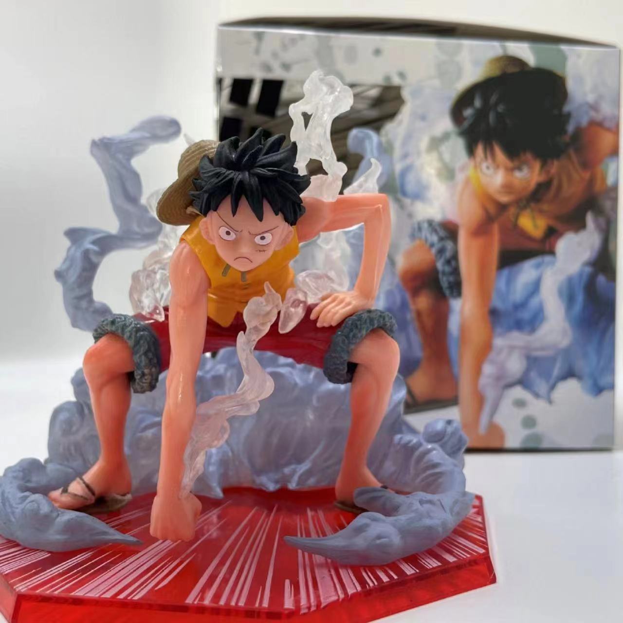 One Piece Monkey D. Luffy Gear 2 Action Figure – Premium Battle Stance Collectible | Geekzilla