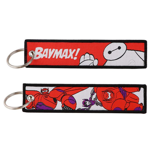 BIG HERO 6 EMBROIDERED CLOTH KEYCHAIN
