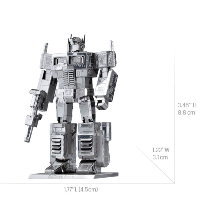 Transformers: Optimus Prime Premium 3D Stainless Steel Metal Model Kit DIY